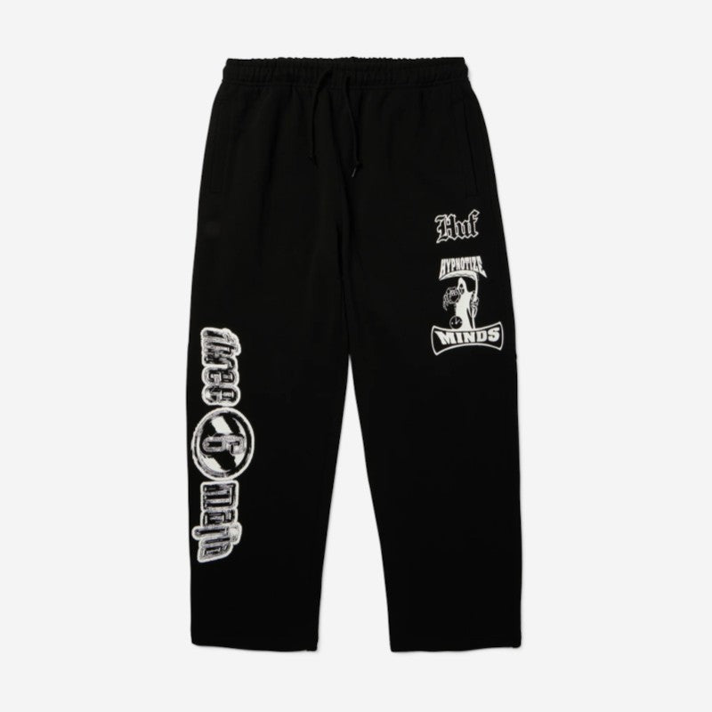 HUF - Three 6 Mafia Sweatpants - Black