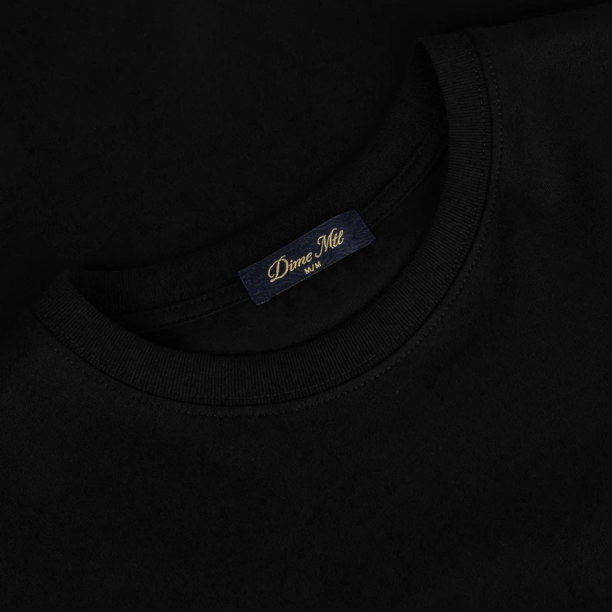 Dime - Cursive Longsleeve Tee - Black