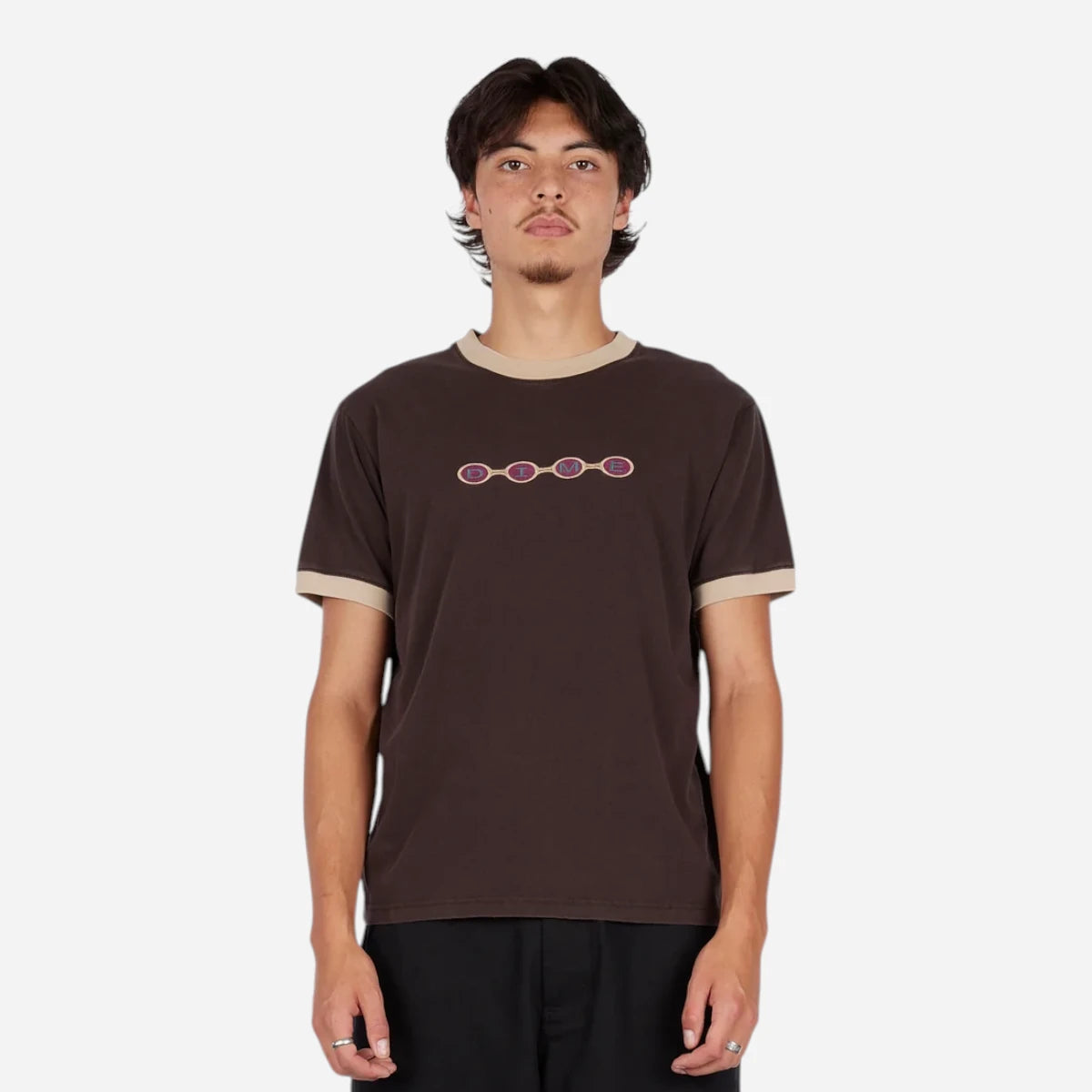 Dime - Space Ringer Tee - Brown