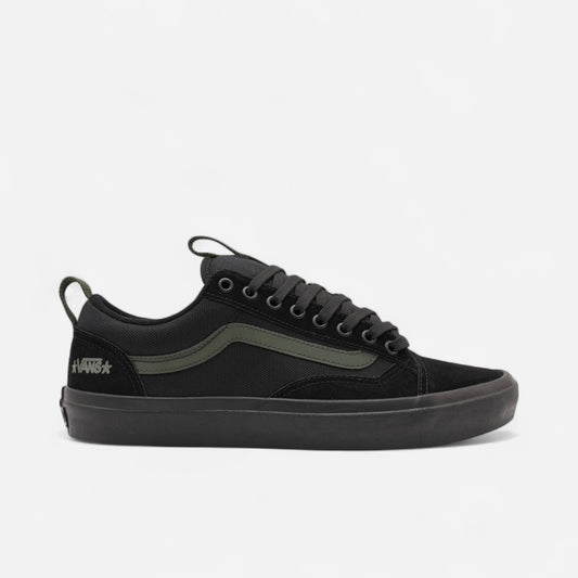 Vans - Old Skool 36+ by Atiba Shoes - Black/Dark Green