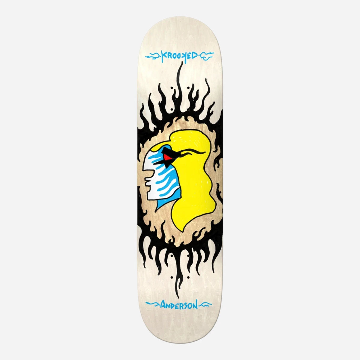 Krooked - Anderson Pink Flame Deck - 8.38"