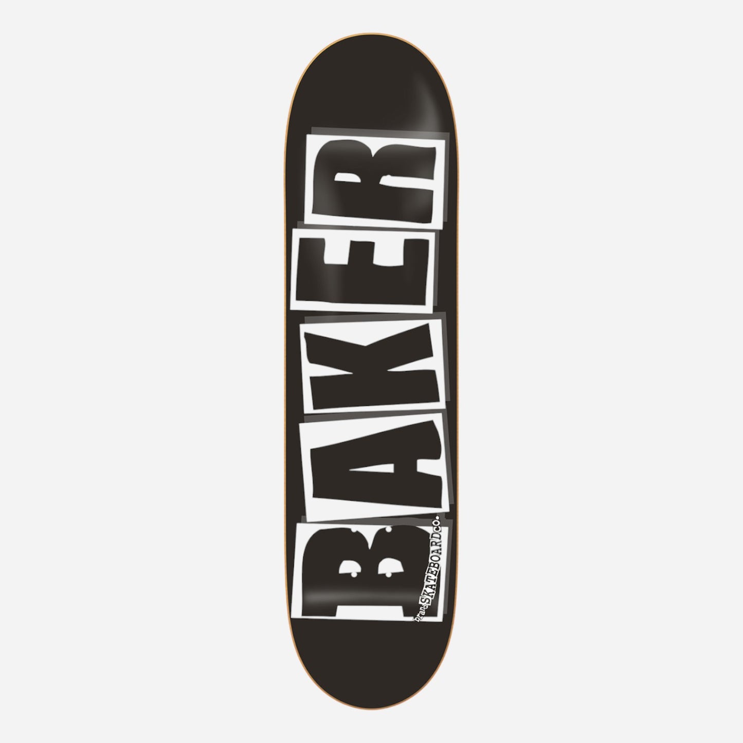 Baker - Black White Brand Logo Deck - 8.475"