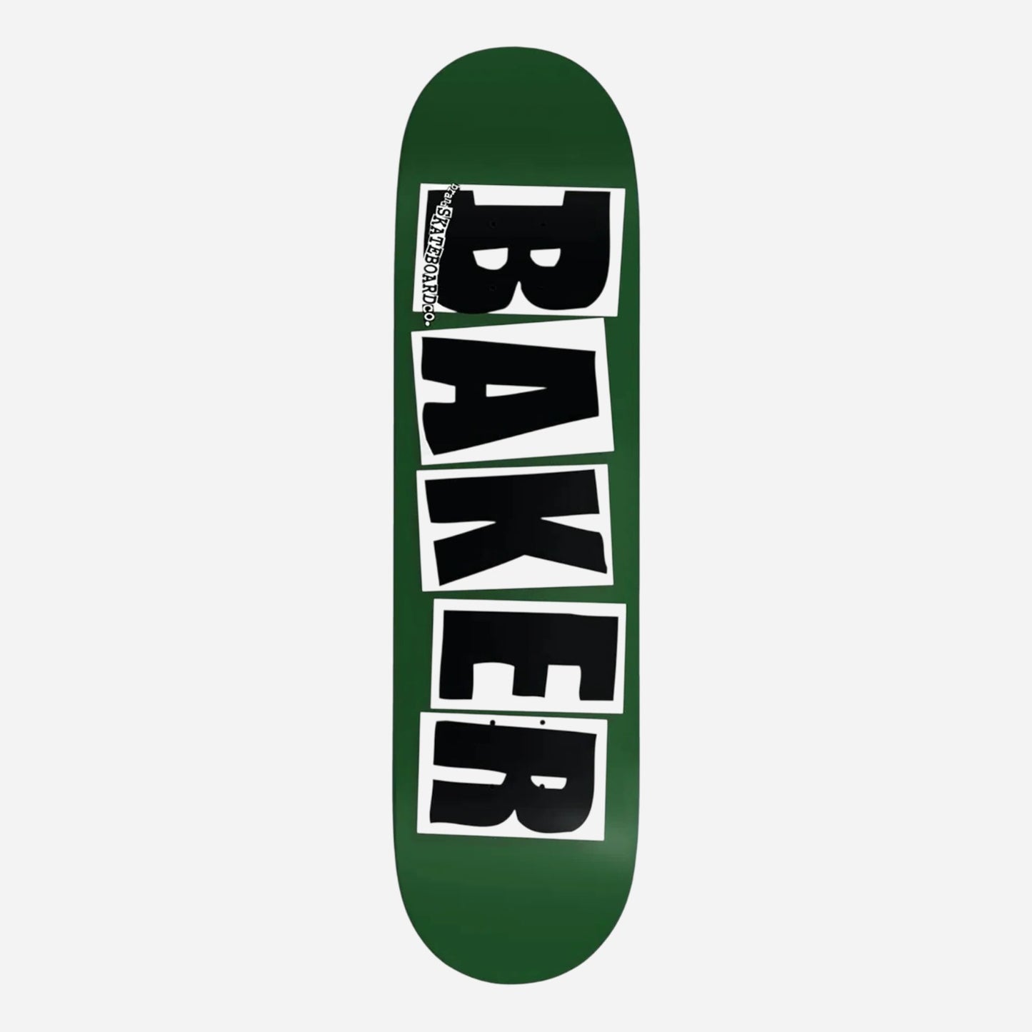 Baker - Brand Logo Forest Green Deck - 7.88"