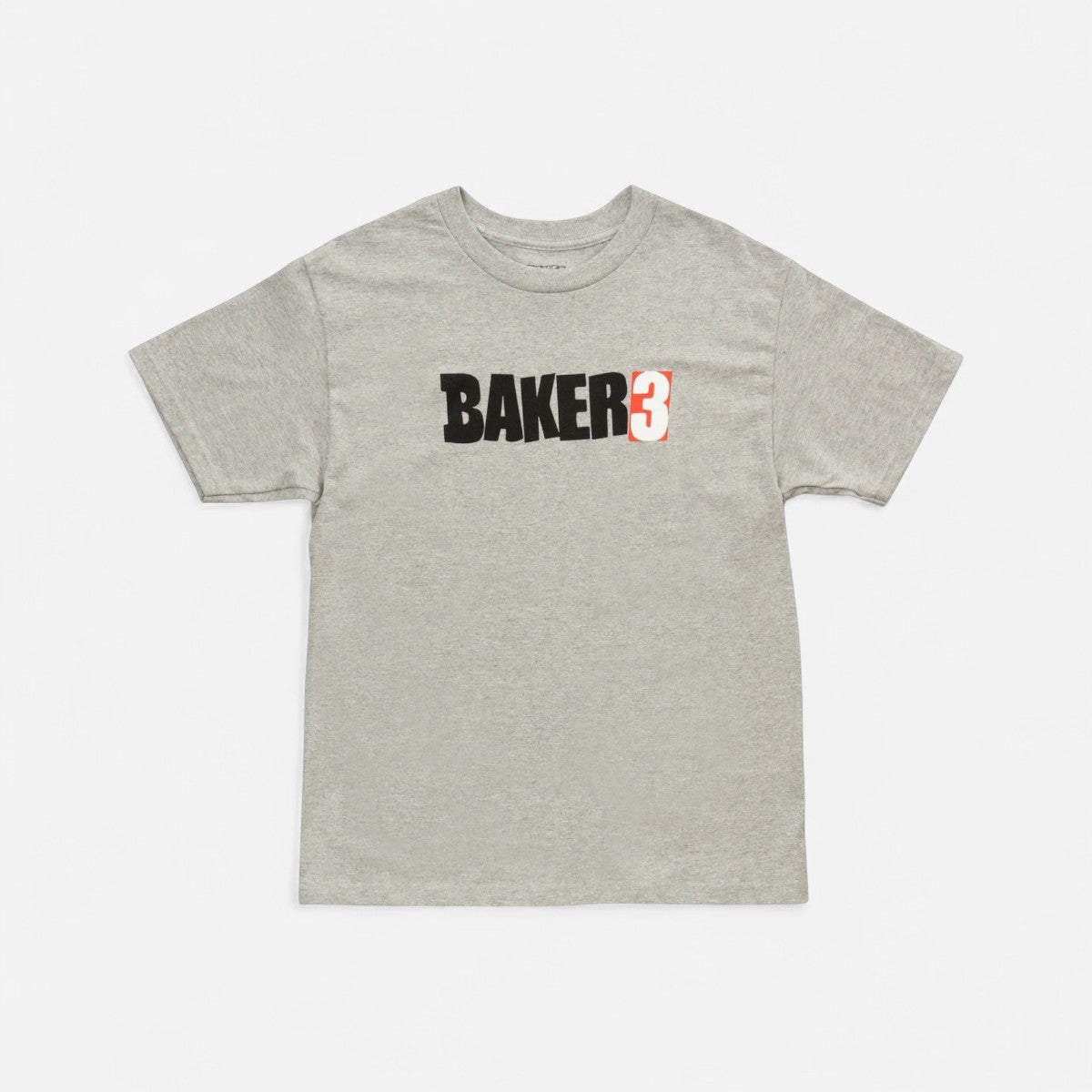 Baker - Baker 3 Tee - Heather Grey