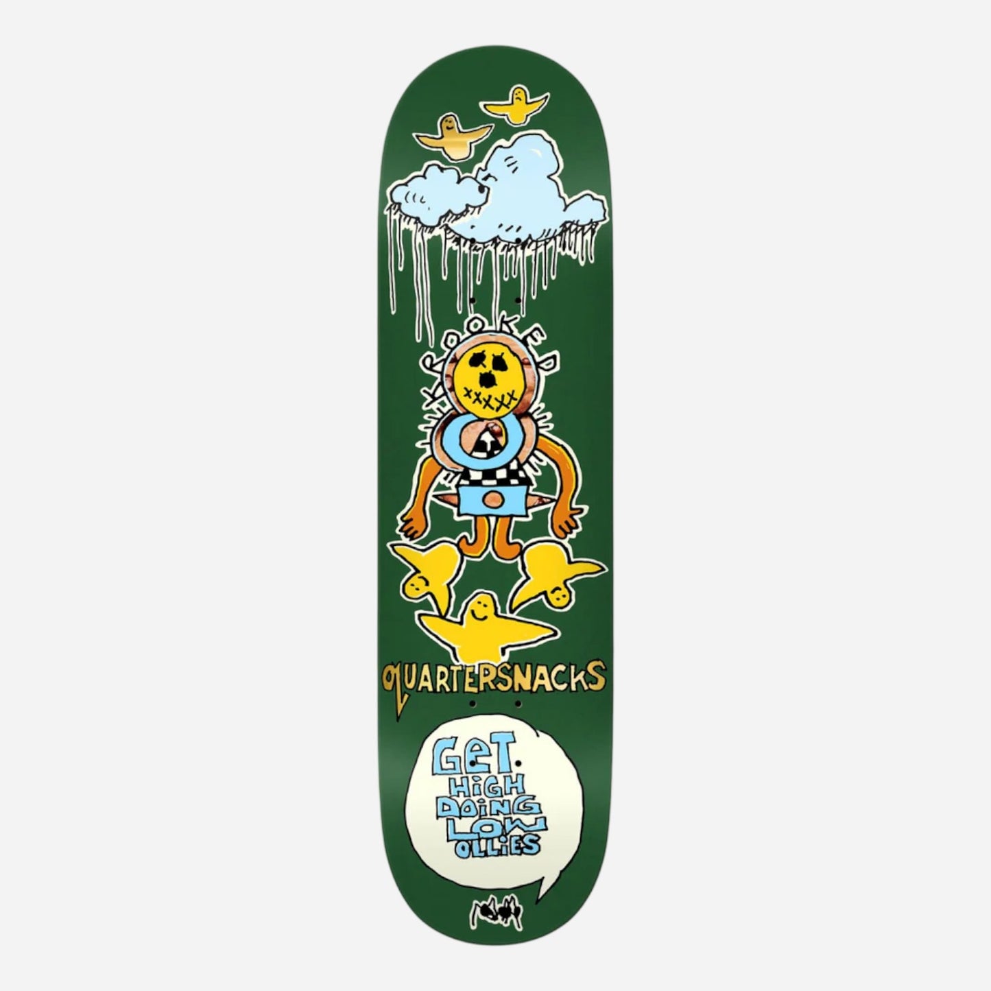 Krooked x Quartersnacks - Get High Deck - 8.25"