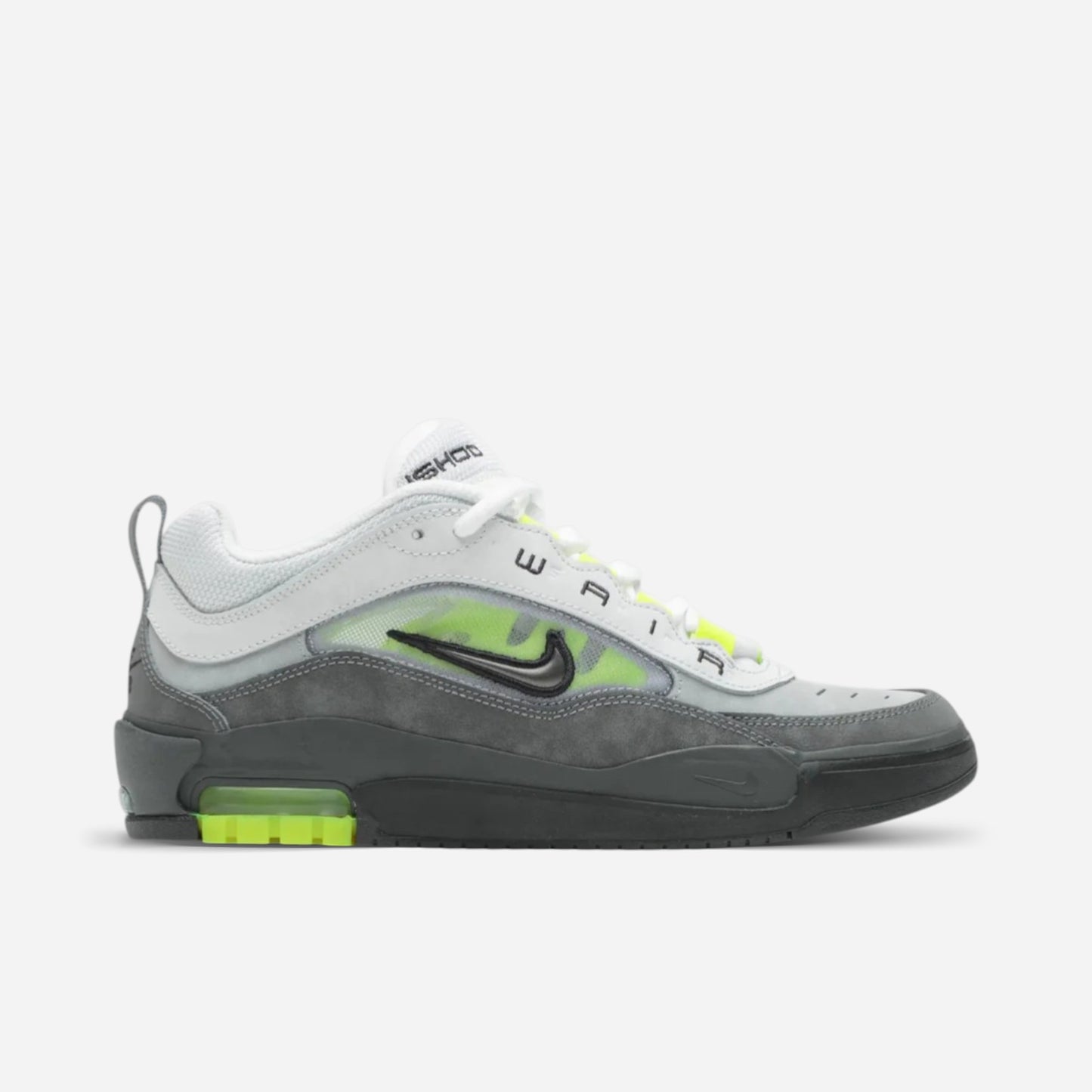 Nike SB - Air Max Ishod Shoes - Black/Neon Yellow/Anthracite/Light Graphite