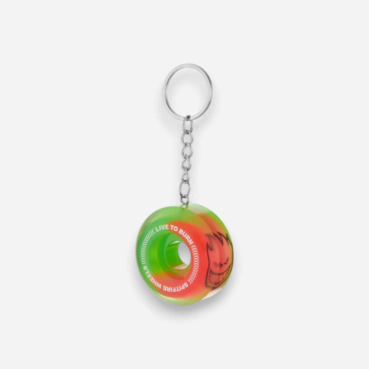 Spitfire - Sapphire Green/Pink Key Chain Wheel