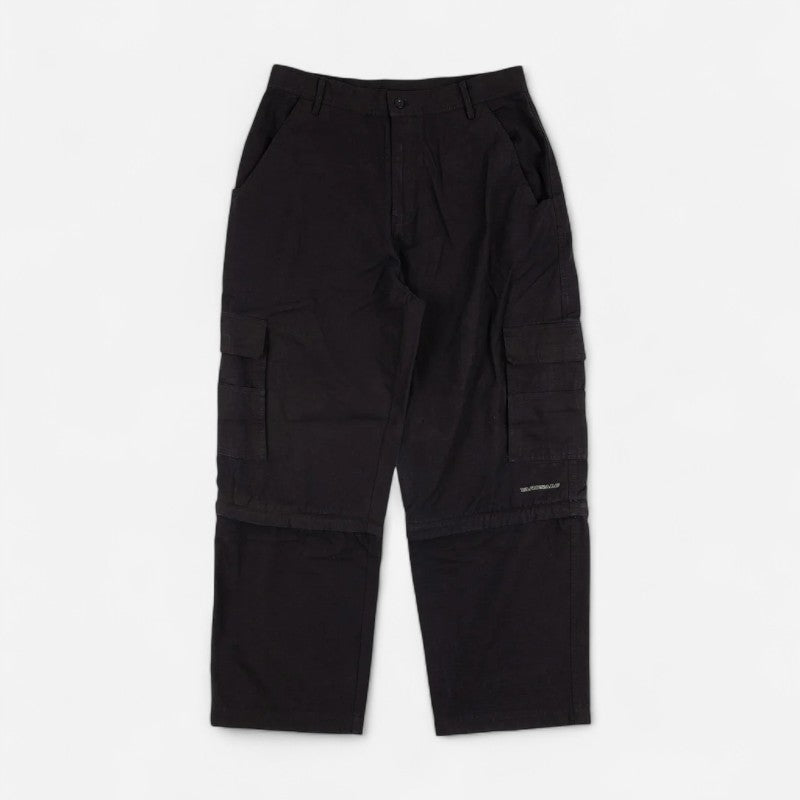 Yardsale - Phantasy Ripstop Cargo Zip Off Shorts - Black