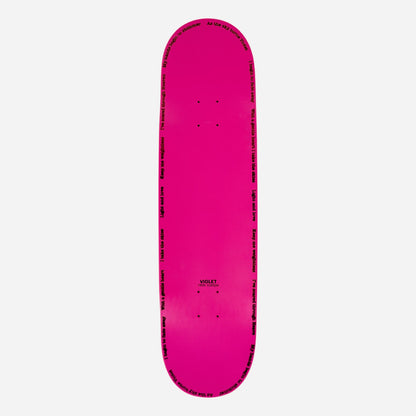 Violet - Troy's Pro Model 2 Pink Deck - 8.18"