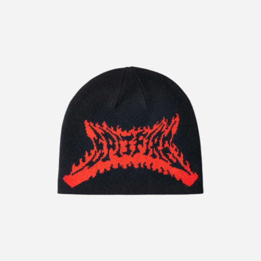 Spitfire - Flame Out Beanie - Black/Red