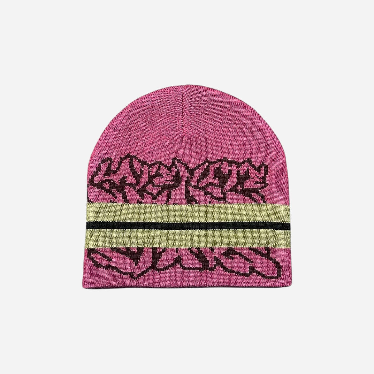 Late Nite Stars - Stripe Beanie - Red
