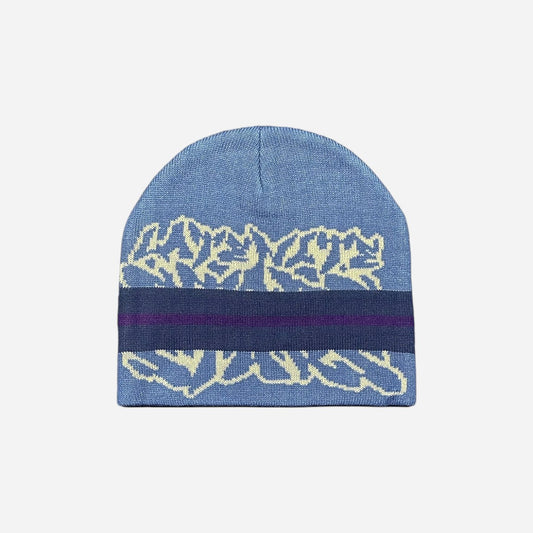 Late Nite Stars - Stripe Beanie - Blue