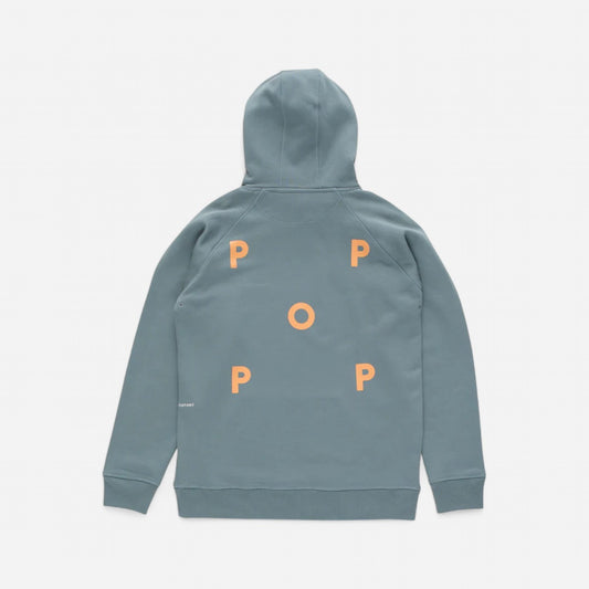 Pop Trading Company - Pop Logo Hoodie - Stormy Sea