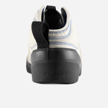 Village PM - 1PM Mid Shoes - Cream/Blue/Natural Black