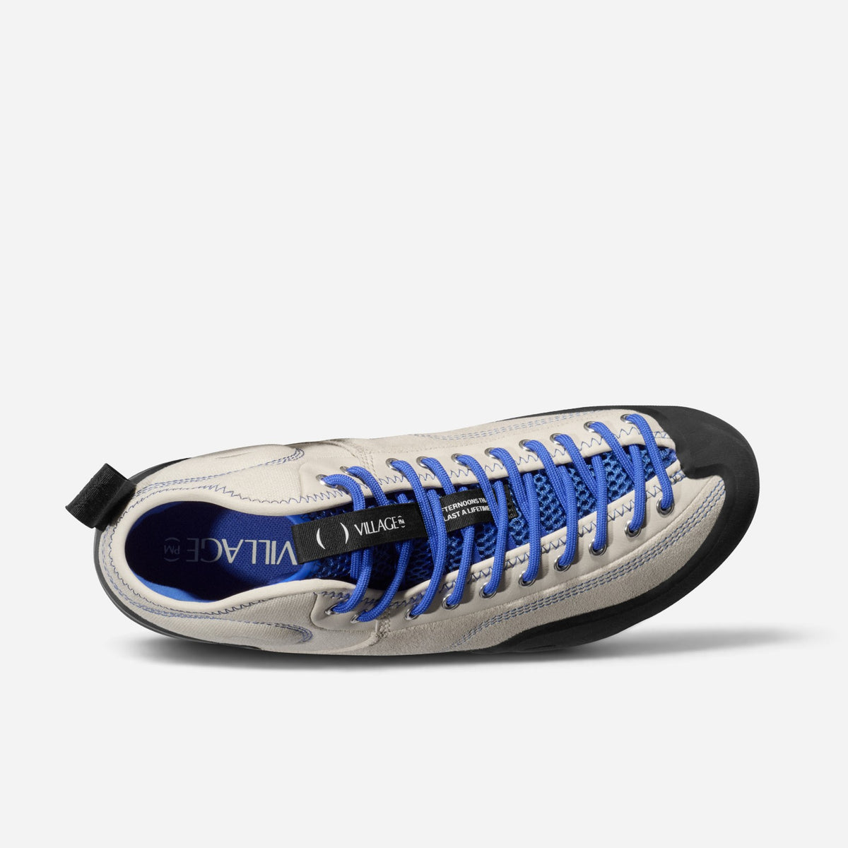 Village PM - 1PM Mid Shoes - Cream/Blue/Natural Black