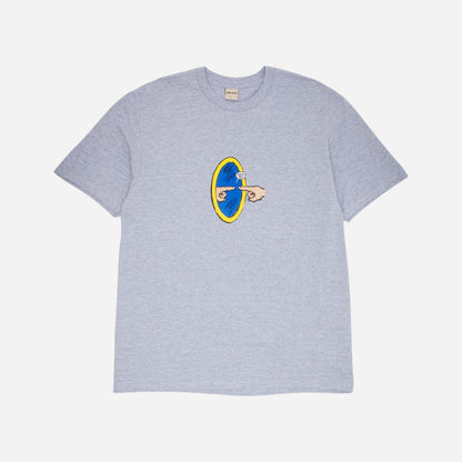 Fucking Awesome - Fuck You Tee - Heather Grey