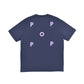 Pop Trading Company - Logo Tee - Navy/Viola