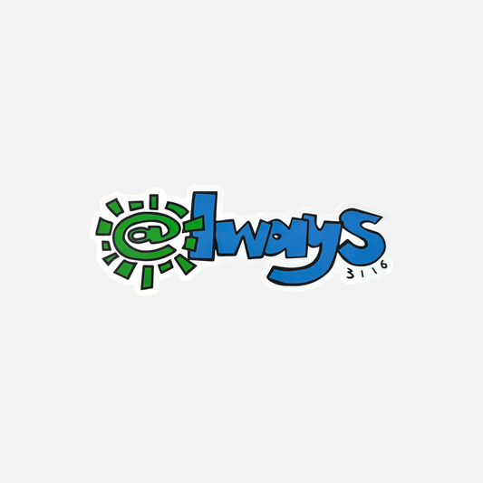 Always - 3116 Logo - Green/Blue