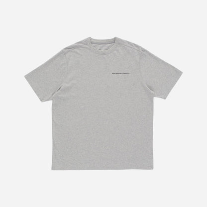 Pop Trading Company - Reflective Logo Tee - Heather Grey