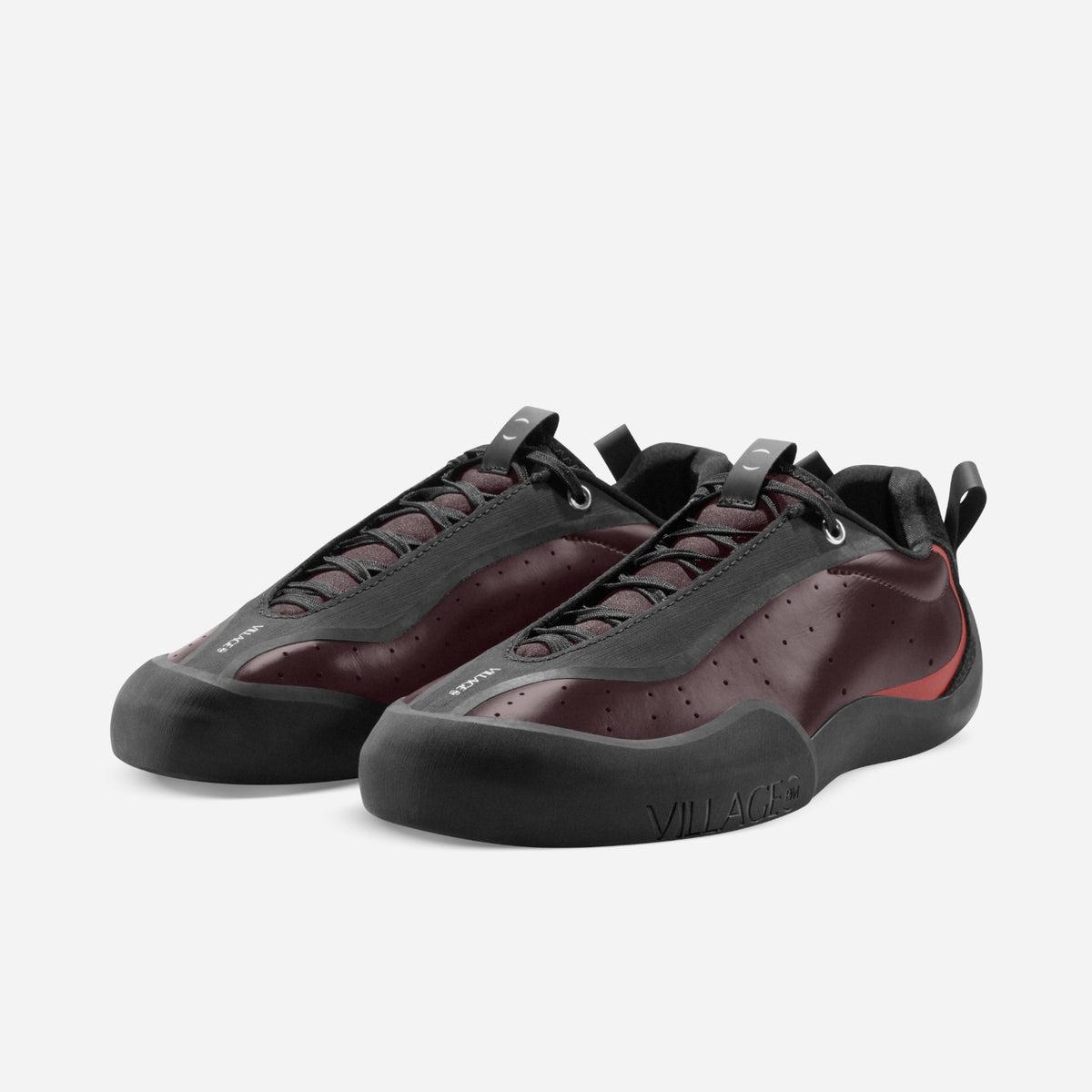 Village PM - 2PM Shoes - Maroon/Natural Black