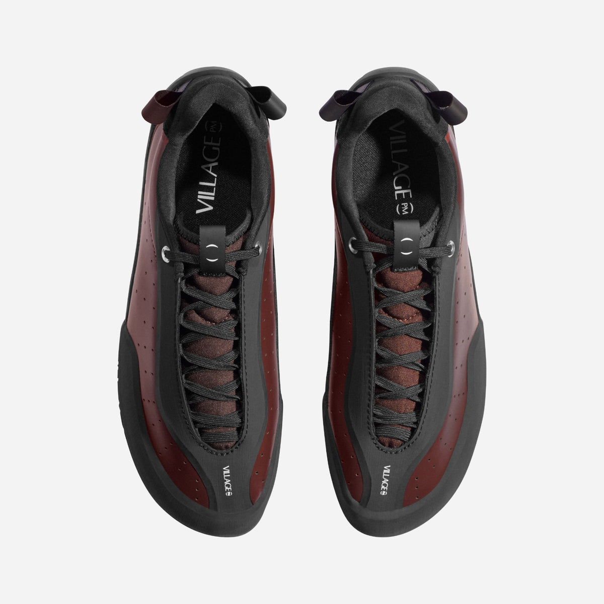 Village PM - 2PM Shoes - Maroon/Natural Black