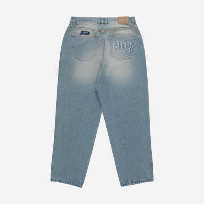 Pop Trading Company - Arch DRS Denim Pants - Washed Denim