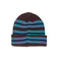 Pop Trading Company - Striped Beanie - Delicioso/Peacock Green