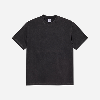 Polar - Contrast Stroke Logo Tee - Silver/Black/Black