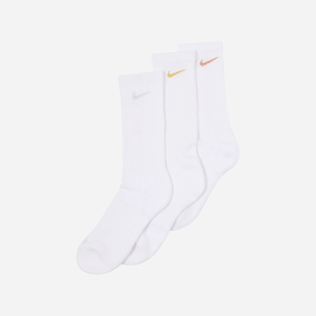 Nike - Everyday Cushioned 3 Pack Socks - White/Multi