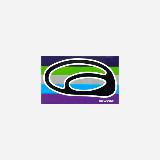 Always - Rectangle Oval Logo Sticker - Multi