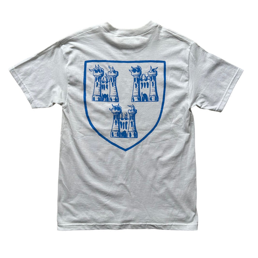 High Rollers - Coat of Arms Tee - White/Ink Blue