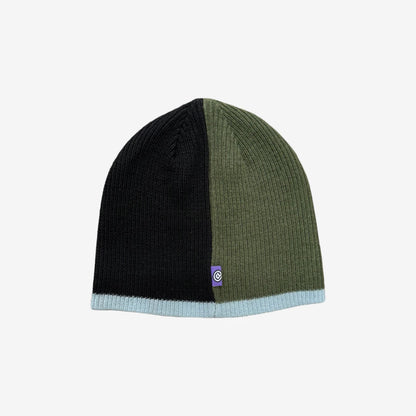Always - Stripe Beanie - Khaki/Blue/Black