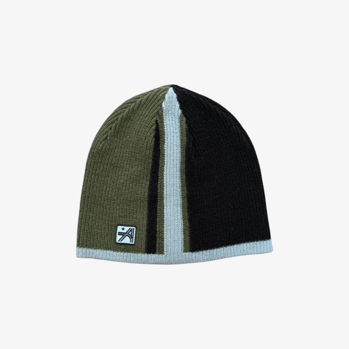 Always - Stripe Beanie - Khaki/Blue/Black