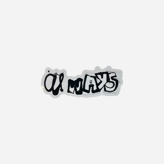 Always - Sketch Logo - Black/White