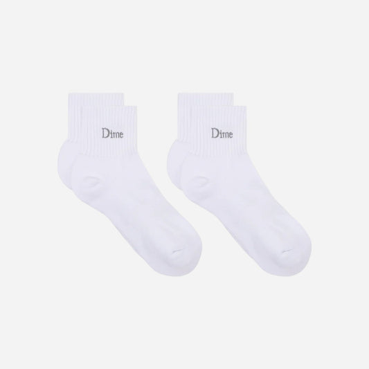 Dime - Classic Socks 2 Pack - White