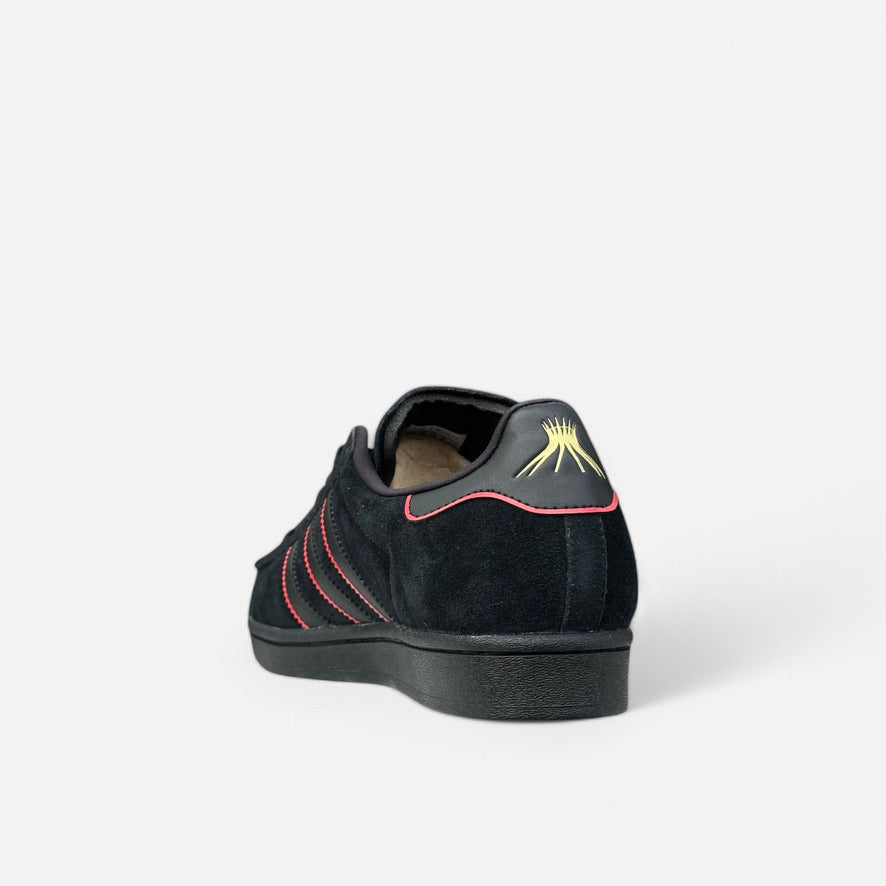 ADIDAS - Felipe Gustavo Superstar ADV Shoes - Core Black/Scarlet/Gold Metallic