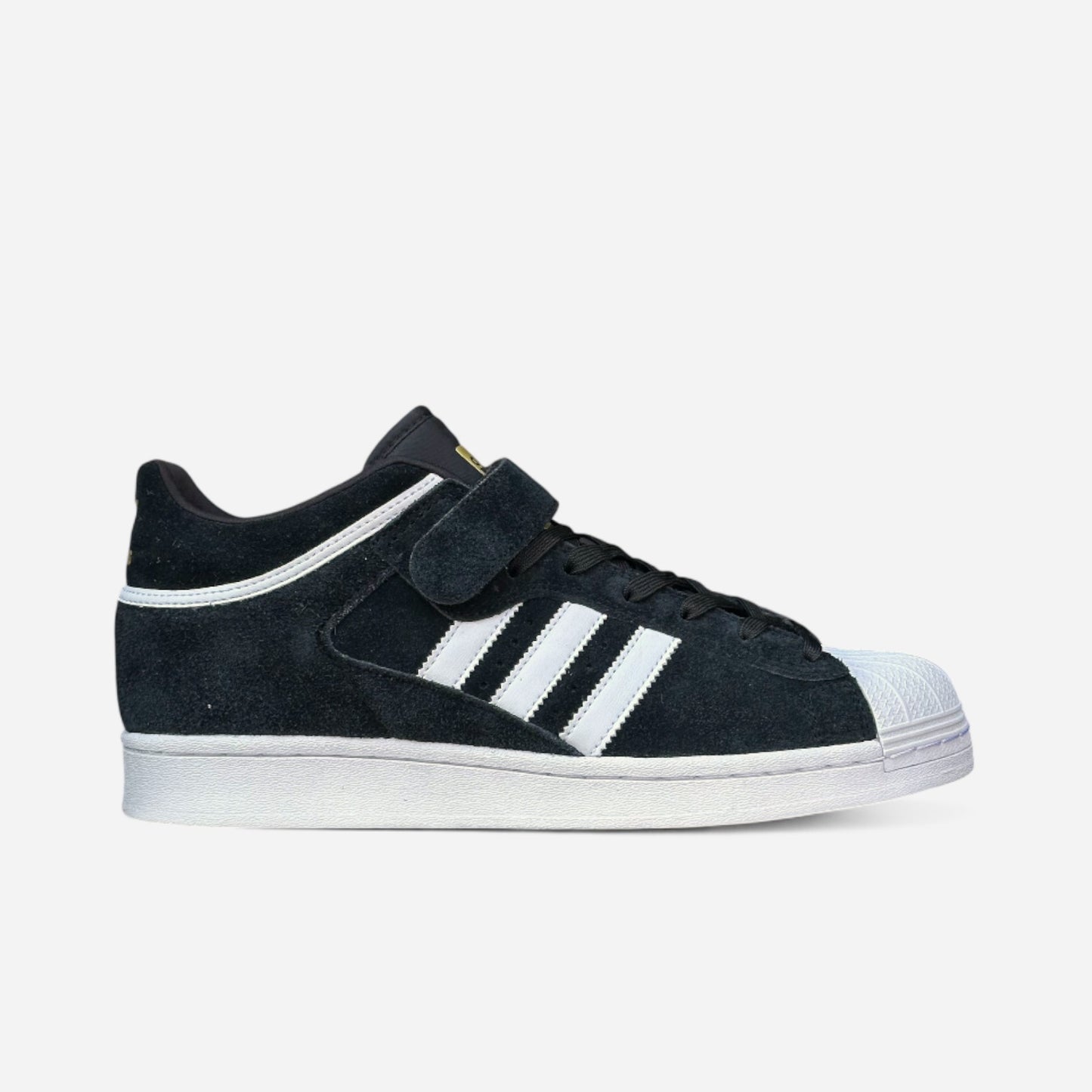 ADIDAS - Pro Shell ADV Shoes - Core Black/Footwear White/Gold Metallic