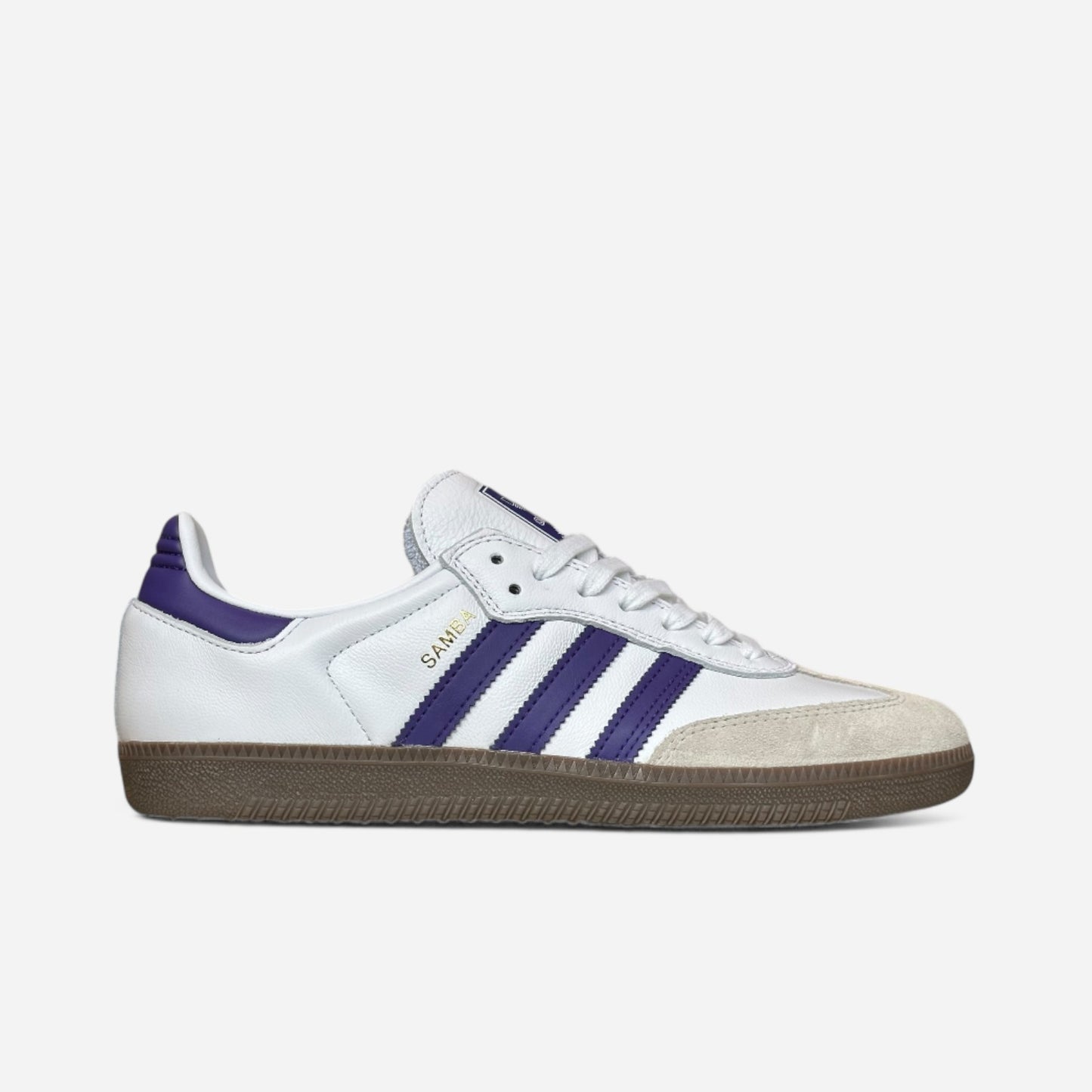 ADIDAS - Samba ADV Shoes - Footwear White/Core Purple/Gold Metallic