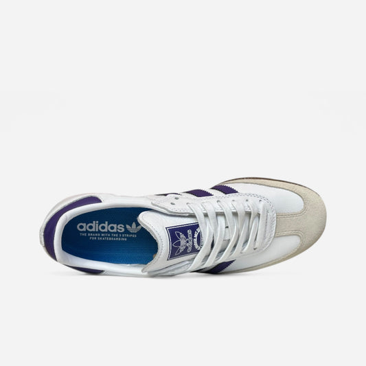 ADIDAS - Samba ADV Shoes - Footwear White/Core Purple/Gold Metallic