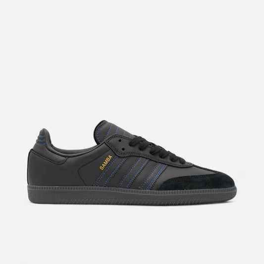 ADIDAS - Samba ADV Shoes - Core Black/Core Black/Royal Blue