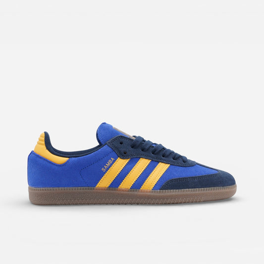 ADIDAS - Samba ADV Shoes - Collegiate Navy/Preloved Yellow/Team Royal Blue