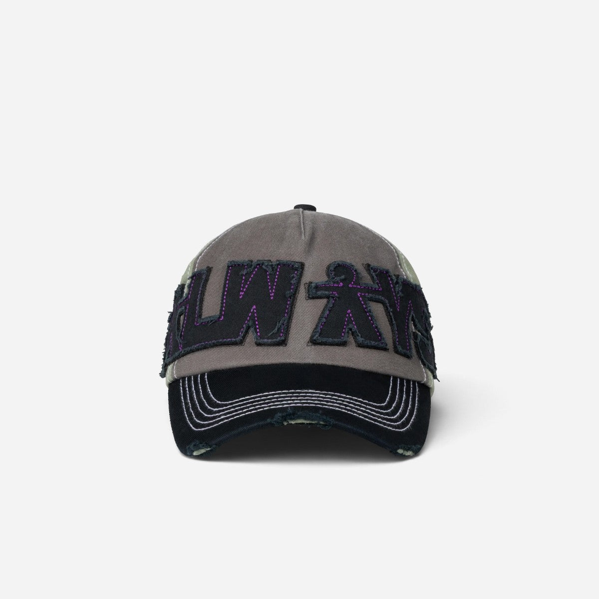 Always - Human Logo 5 Panel Cap - Sage/Grey/Black