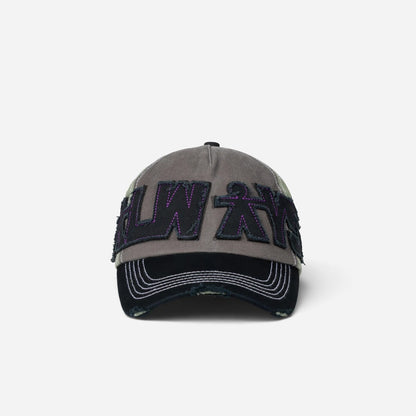 Always - Human Logo 5 Panel Cap - Sage/Grey/Black