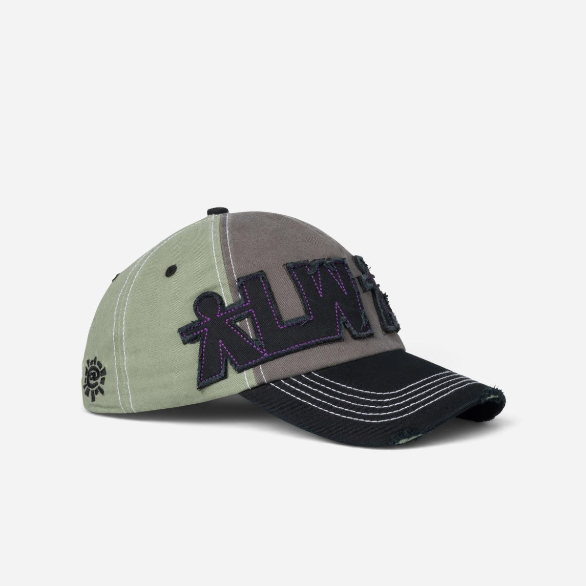 Always - Human Logo 5 Panel Cap - Sage/Grey/Black