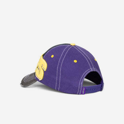 Always - Human Logo 5 Panel Cap - Purple/Black/Yellow