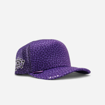 Always - Coral Pattern Trucker Cap - Purple