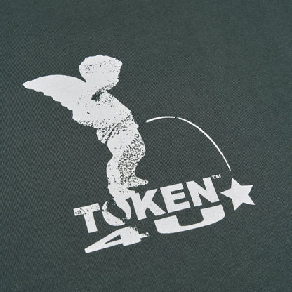 Token - Angelic Skies Tee - Midnight Green