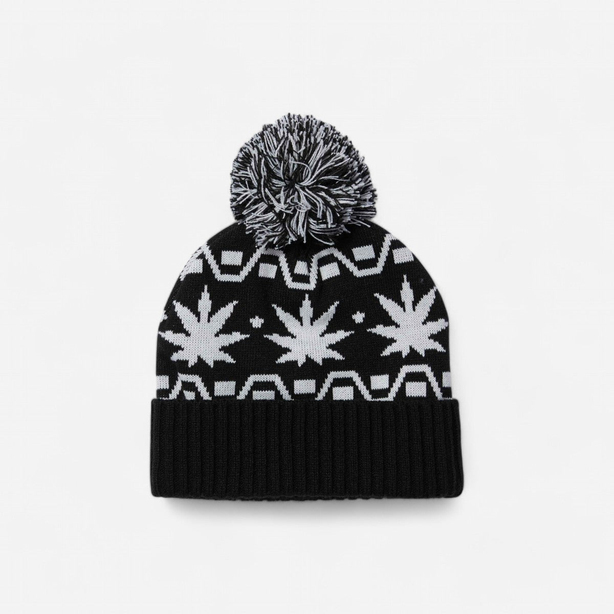 HUF - Apres Cuff Pom Beanie - Black