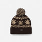 HUF - Apres Cuff Pom Beanie - Brown