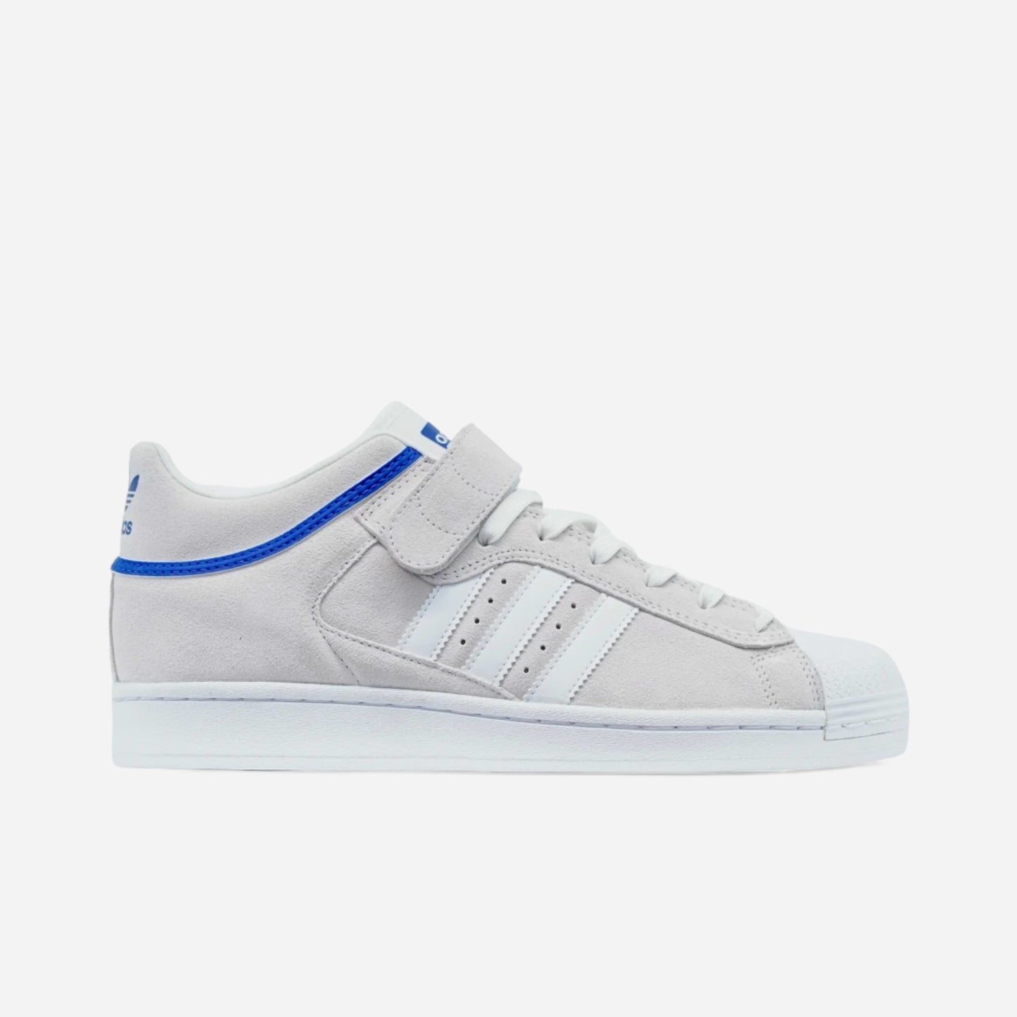 ADIDAS - Pro Shell Adv Shoes - White/White/Royal Blue